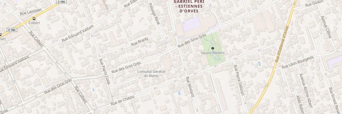 Plan du 77 Rue des Gros Grès à Colombes