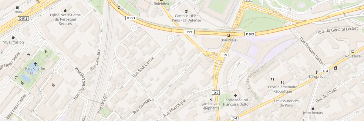 Plan du 51 Rue Gambetta à Puteaux