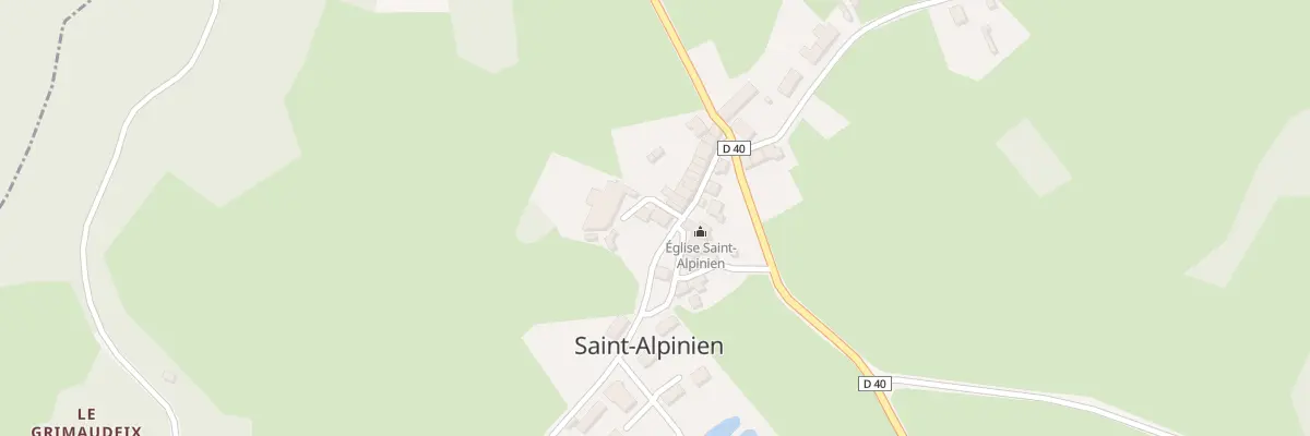Plan du 1 Imp du Cartou à Saint-Alpinien