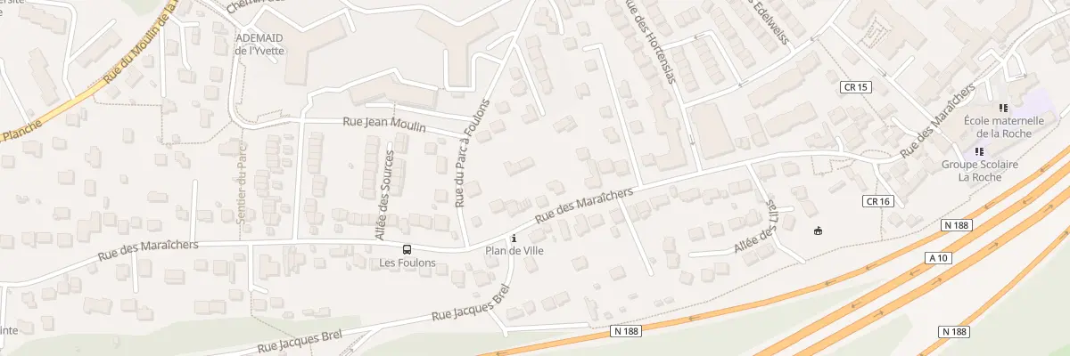 Plan du 59B Rue des Maraichers à Villebon-sur-Yvette