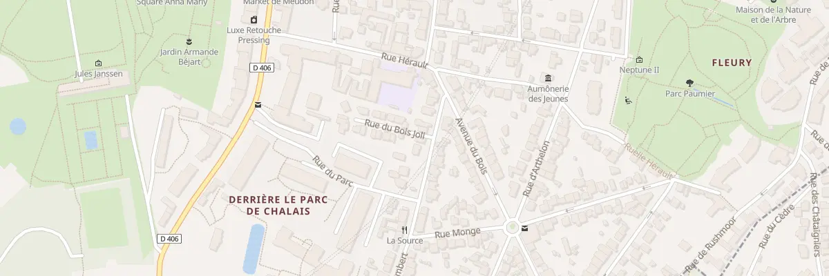 Plan du 10B Rue d’Alembert à Meudon
