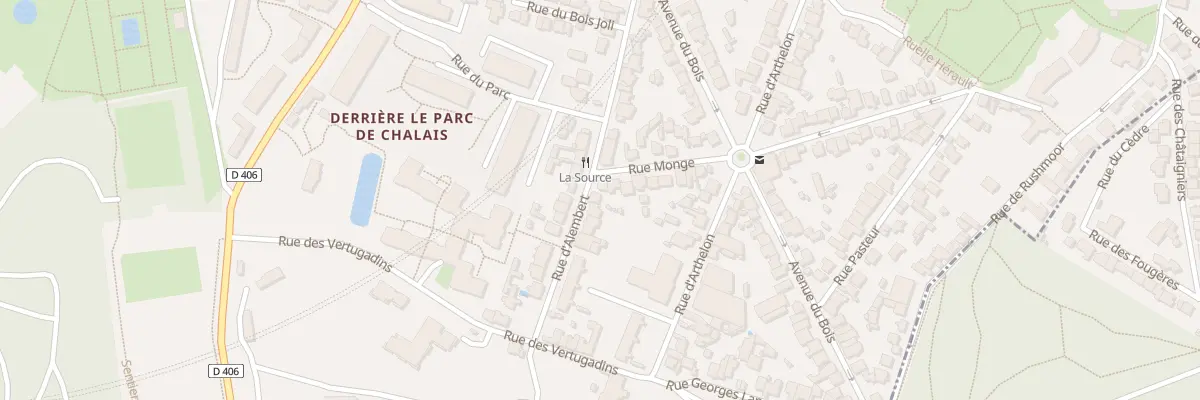 Plan du 25B Rue d’Alembert à Meudon