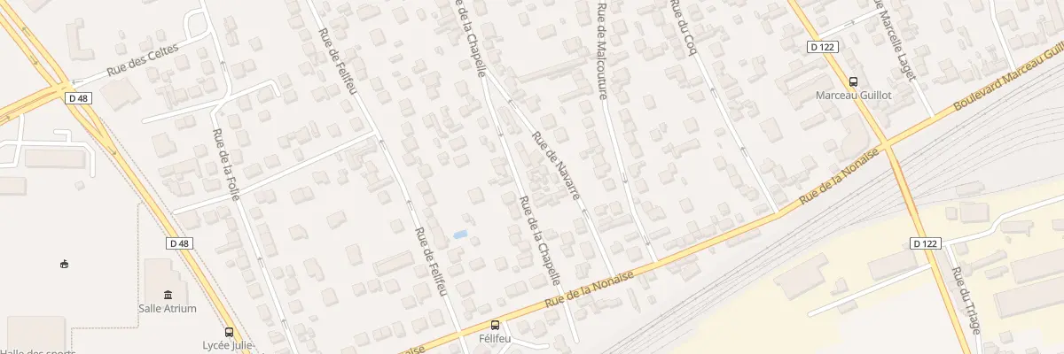 Plan du 16 Rue de la Chapelle à Argenteuil