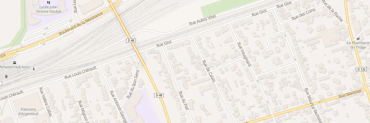 Plan du 133B Rue de Calais à Argenteuil
