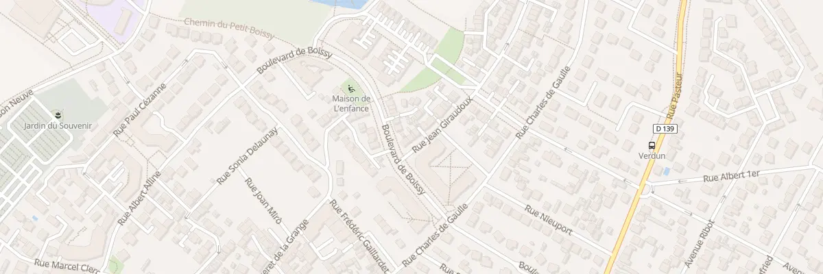 Plan du 3 Rue Jean Giraudoux au Plessis-Bouchard