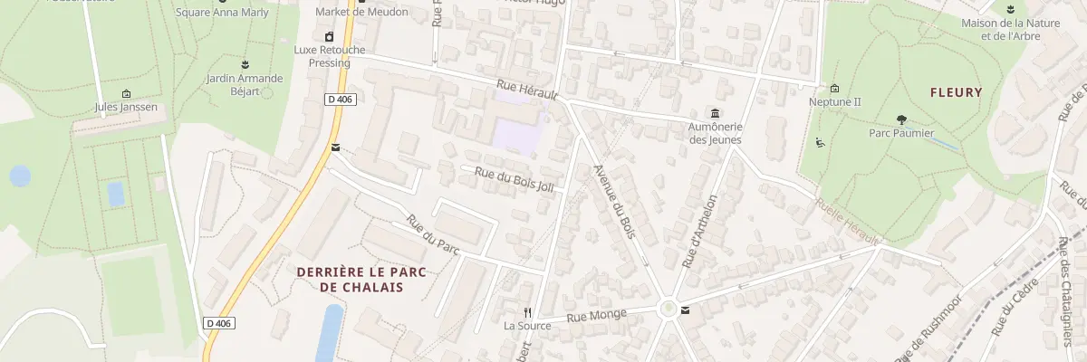 Plan du 10 Rue d’Alembert à Meudon