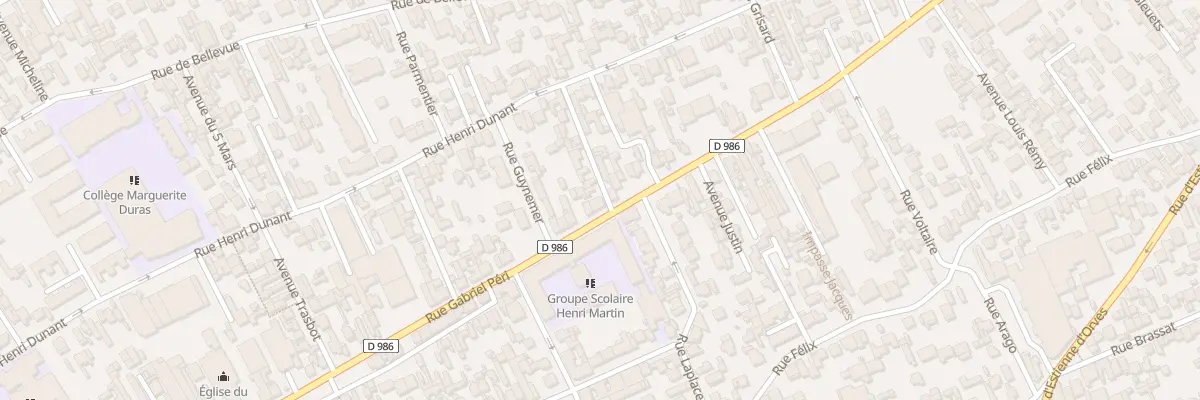 Plan du 252 Rue Gabriel Péri à Colombes
