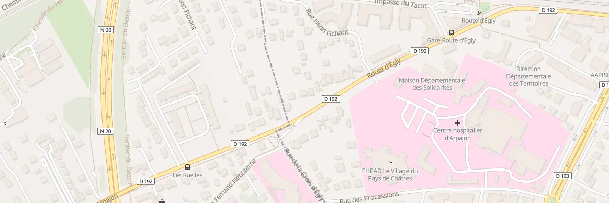 Plan du 18B Rte d’Égly à Arpajon
