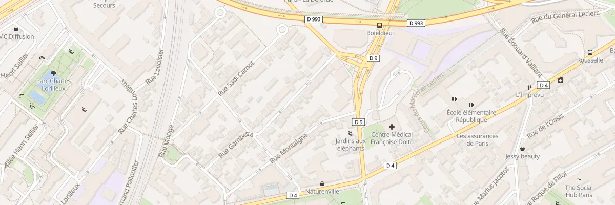 Plan du 44 Rue Gambetta à Puteaux