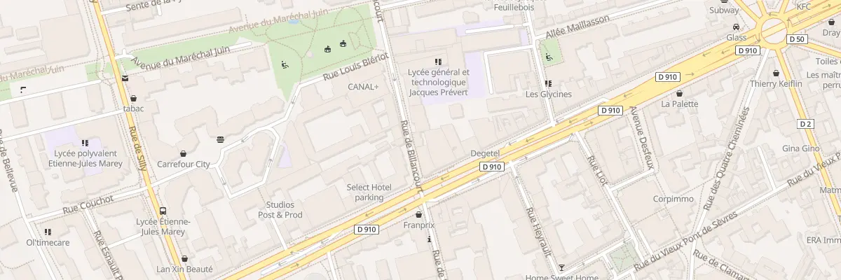 Plan du 173 Rue de Billancourt à Boulogne-Billancourt