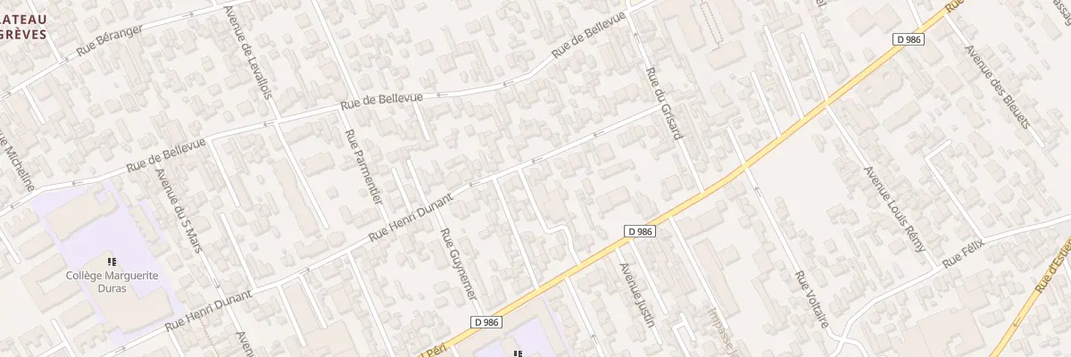 Plan du 35 Rue Henri Dunant à Colombes