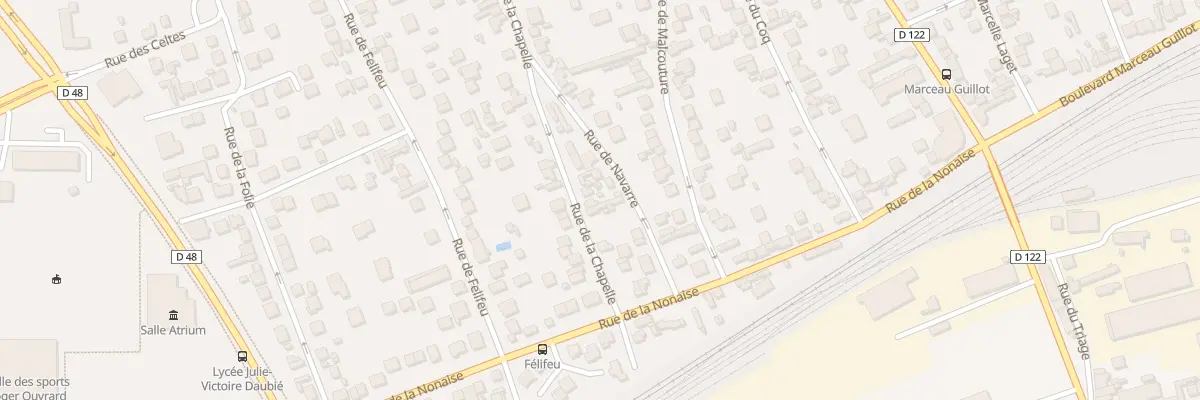 Plan du 14 Rue de la Chapelle à Argenteuil