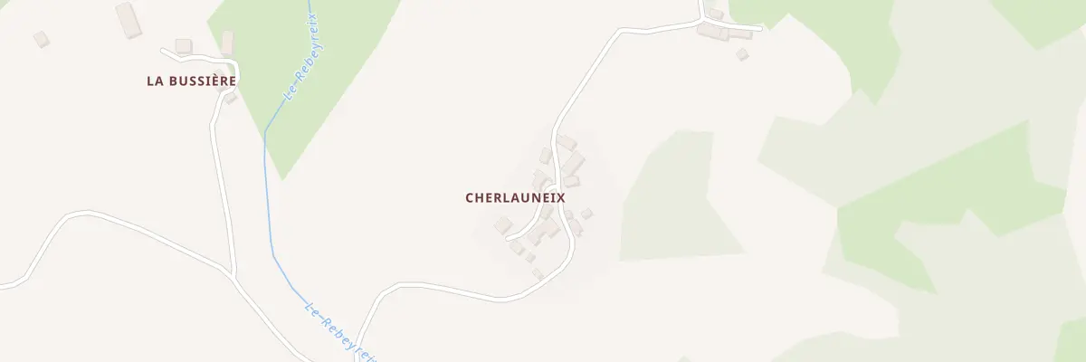 Plan du 5 Cherlauneix à Poussanges