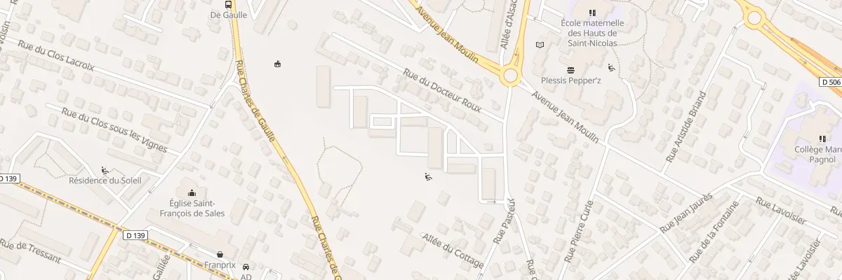 Plan du 19 Rue Pasteur au Plessis-Bouchard