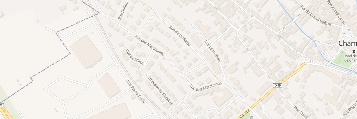 Plan du 262 Rue des Marchands à Chambly