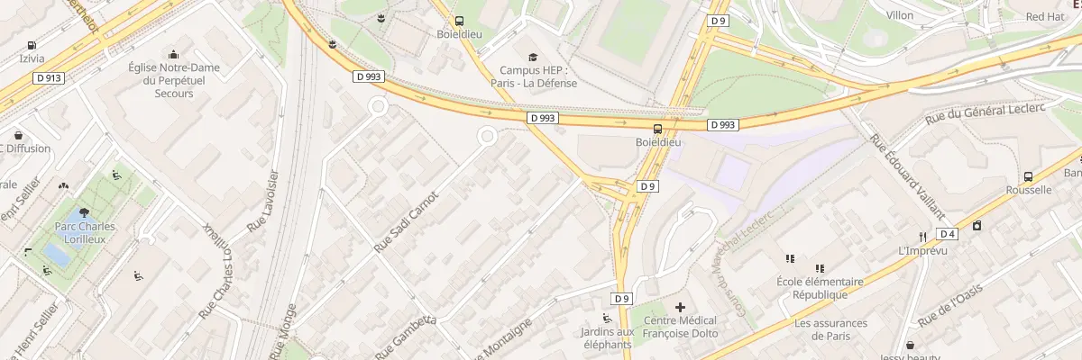 Plan du 53 Rue Gambetta à Puteaux