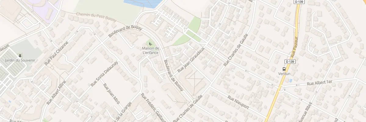 Plan du 7 Rue Jean Giraudoux au Plessis-Bouchard
