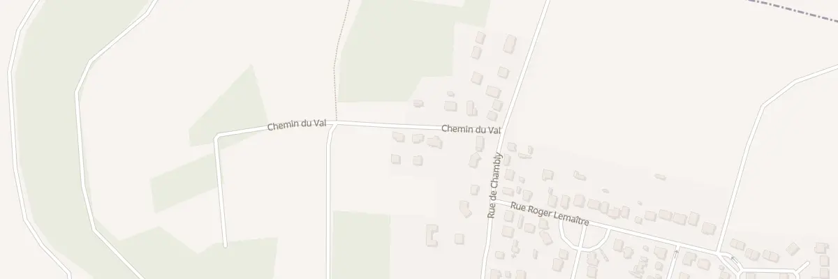 Plan du 4 Che du Val à Champagne-sur-Oise