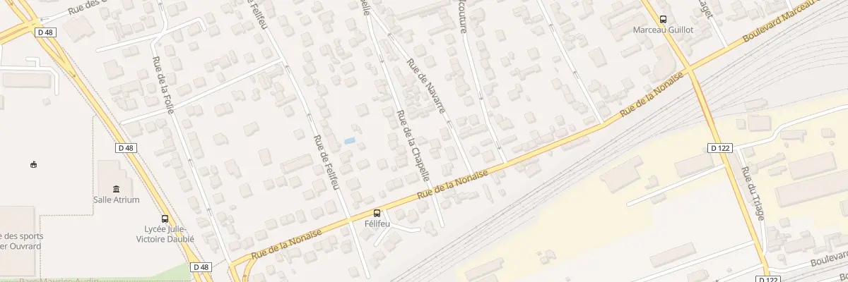 Plan du 10 Rue de la Chapelle à Argenteuil