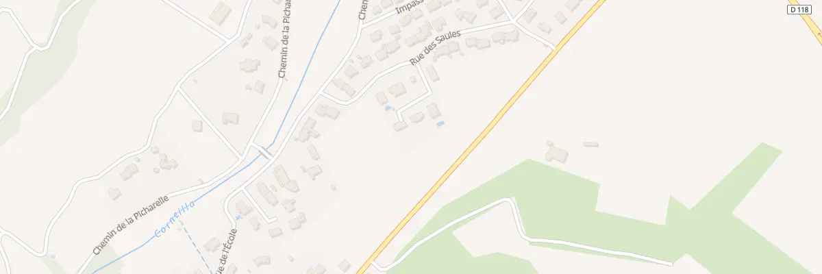Plan du 8 Lot Aubert à Cournanel