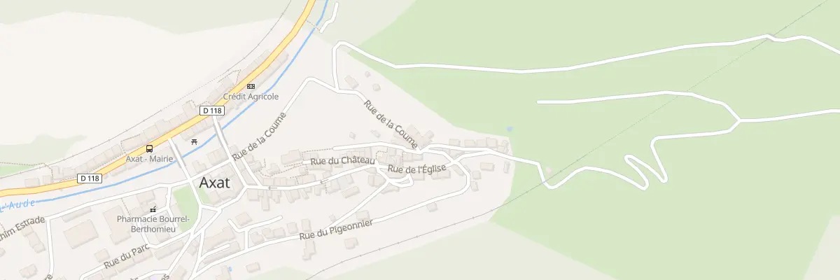 Plan du 47 Rue de la Coume à Axat