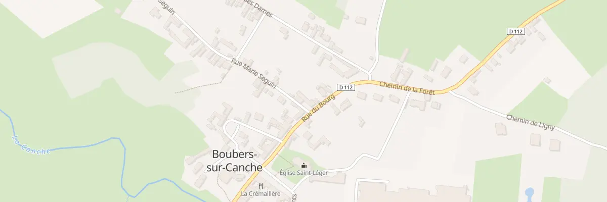 Plan du 33 Rue du Bourg à Boubers-sur-Canche