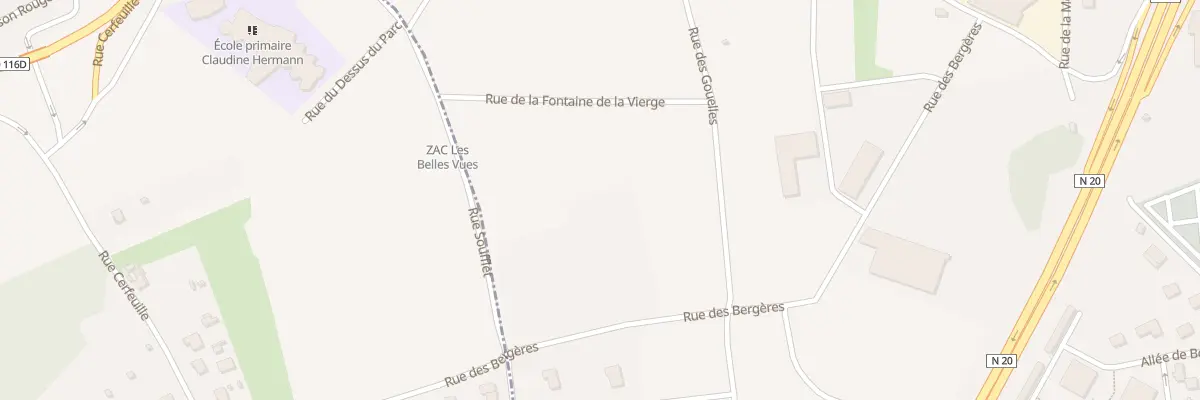Plan du 43H Rue des Bergères à Arpajon
