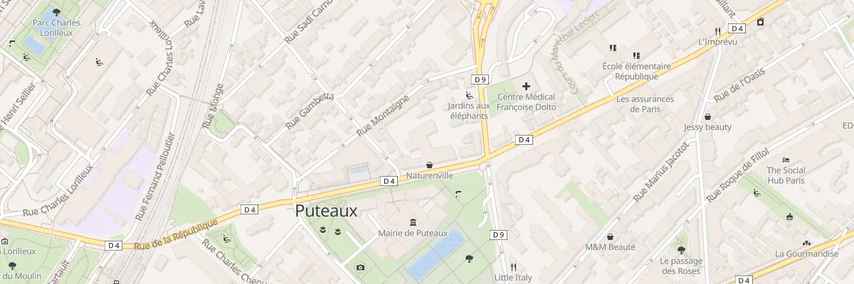 Plan du 106 Rue de la République à Puteaux