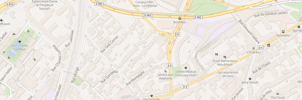 Plan du 52 Rue Gambetta à Puteaux