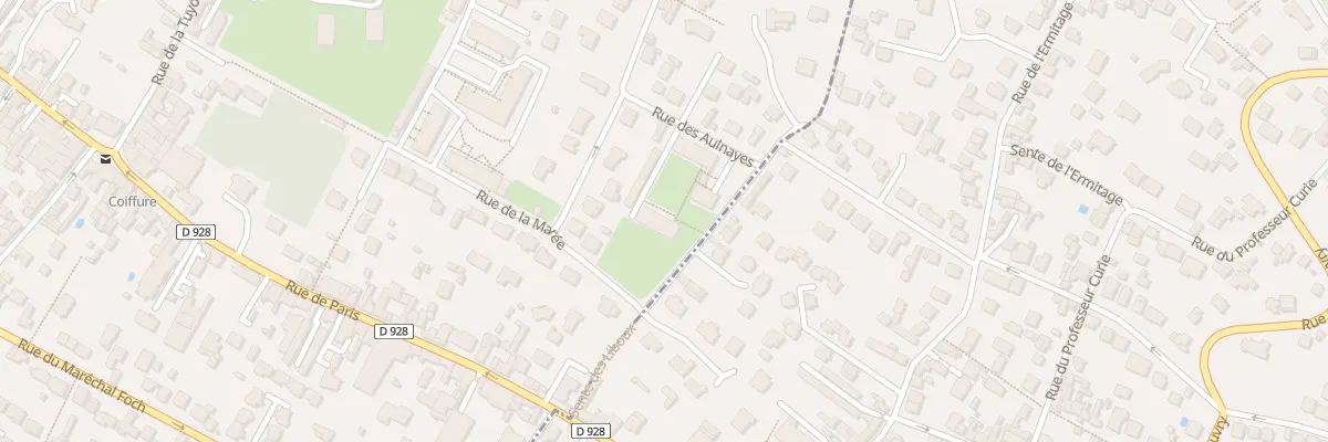 Plan du 1 Rue des Aulnays à Arnouville