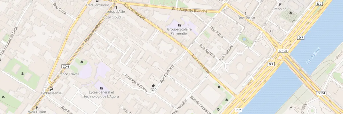 Plan du 120 Rue Gérhard à Puteaux