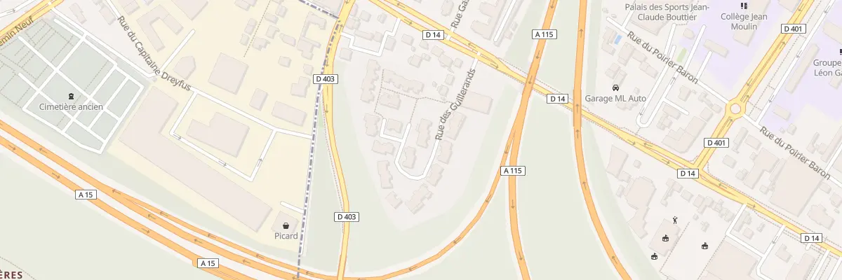 Plan du 33 Che des Guillerands à Sannois