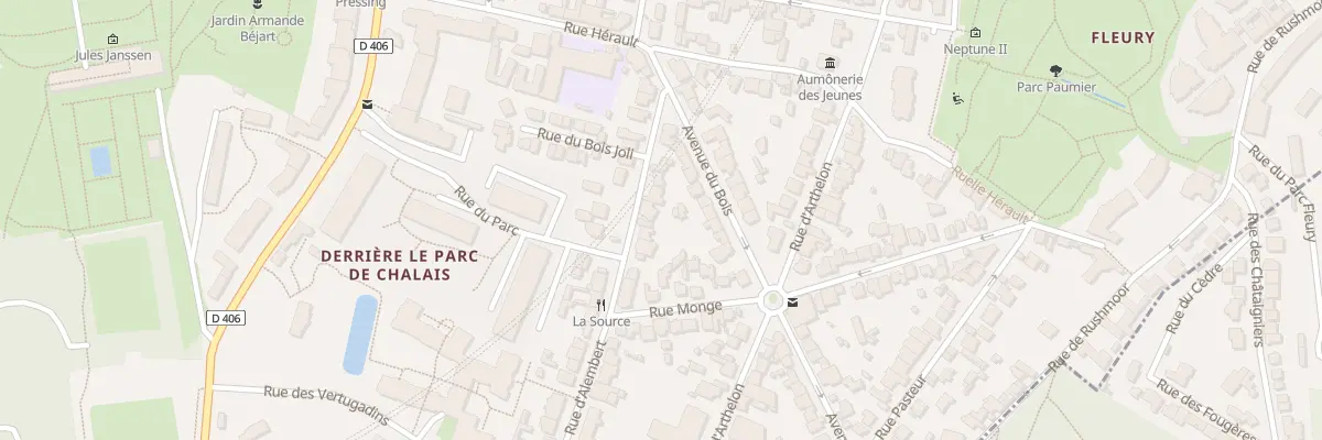 Plan du 11 Rue d’Alembert à Meudon