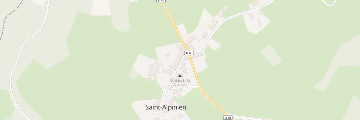 Plan du 8 Rue Grande Rue à Saint-Alpinien