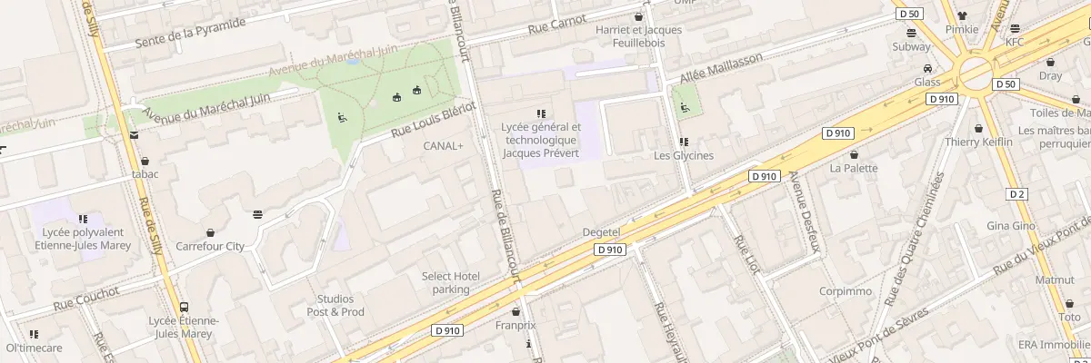 Plan du 171 Rue de Billancourt à Boulogne-Billancourt