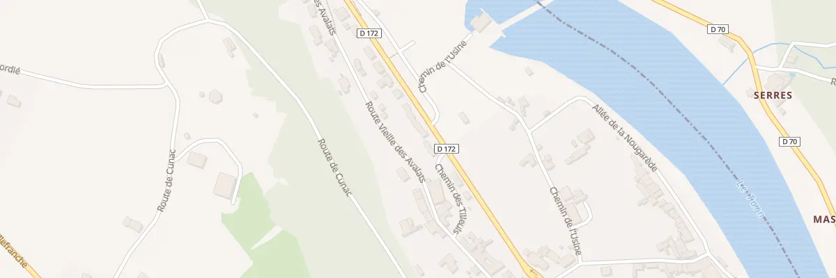 Plan du 20 Rte de la Vallée à Saint-Juéry