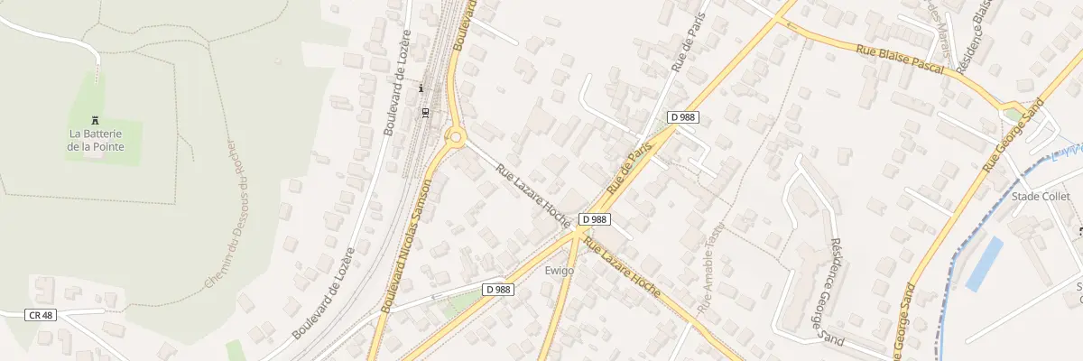 Plan du 3B Rue Lazare Hoche à Palaiseau
