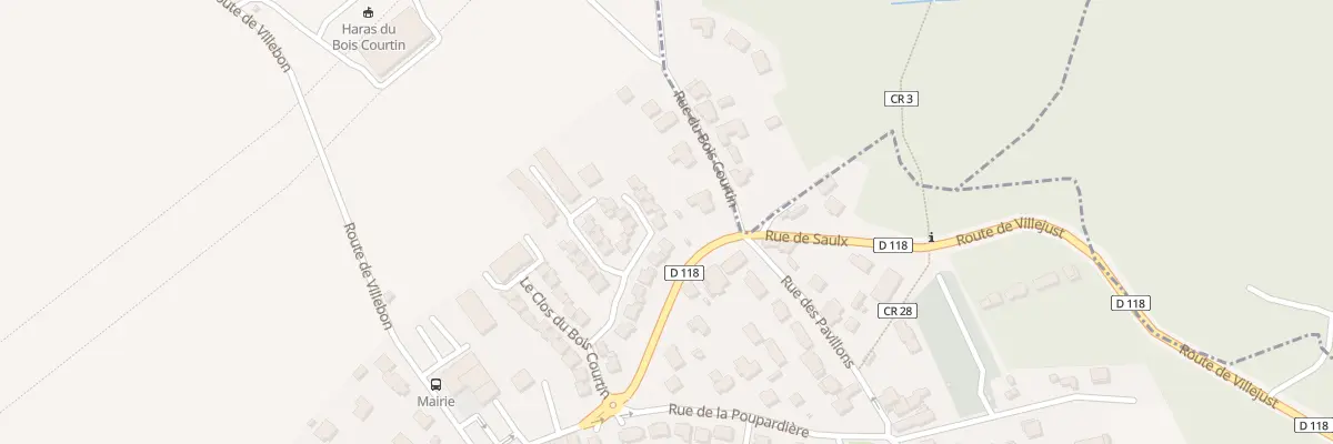 Plan du 32 Rue des Coquelicots à Villejust