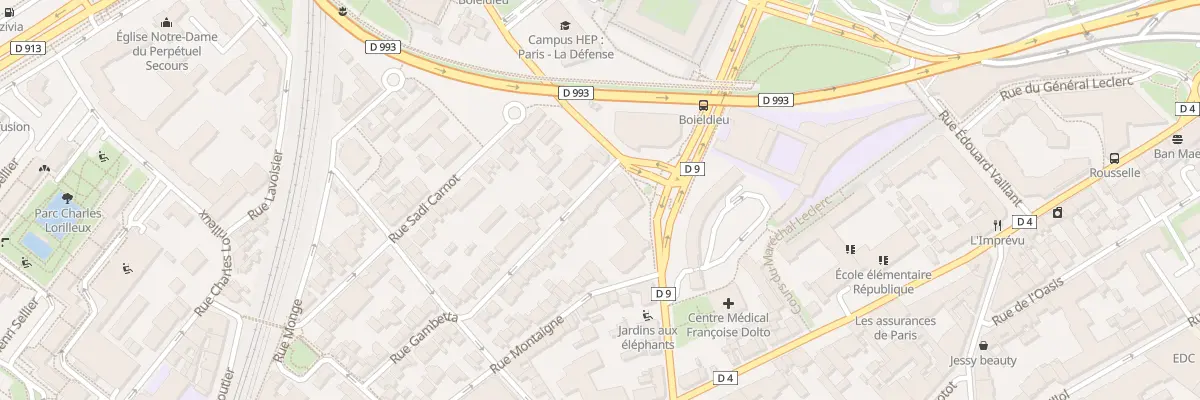 Plan du 56 Rue Gambetta à Puteaux