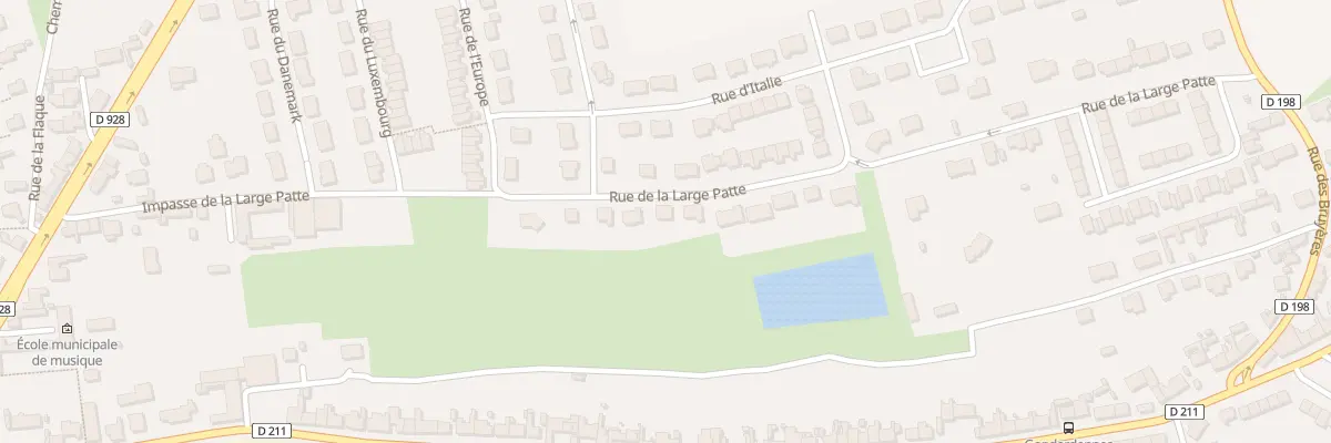 Plan du 16 Rue de la Large Patte à Wizernes