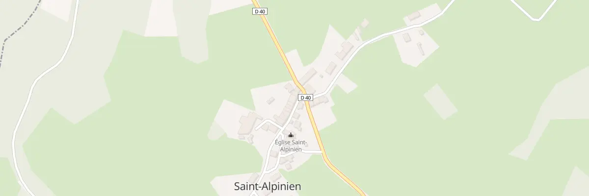 Plan du 4 Grande Rue à Saint-Alpinien