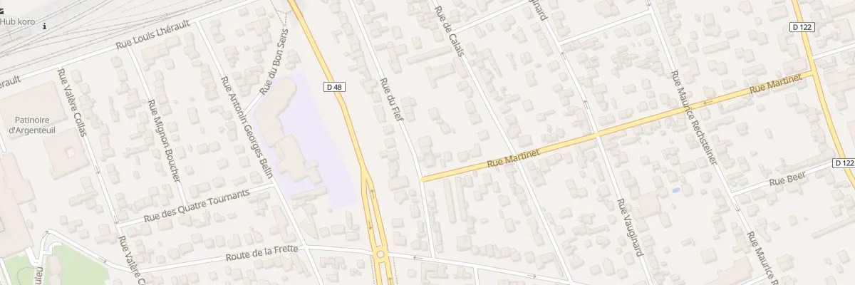 Plan du 12B Rue du Fief à Argenteuil