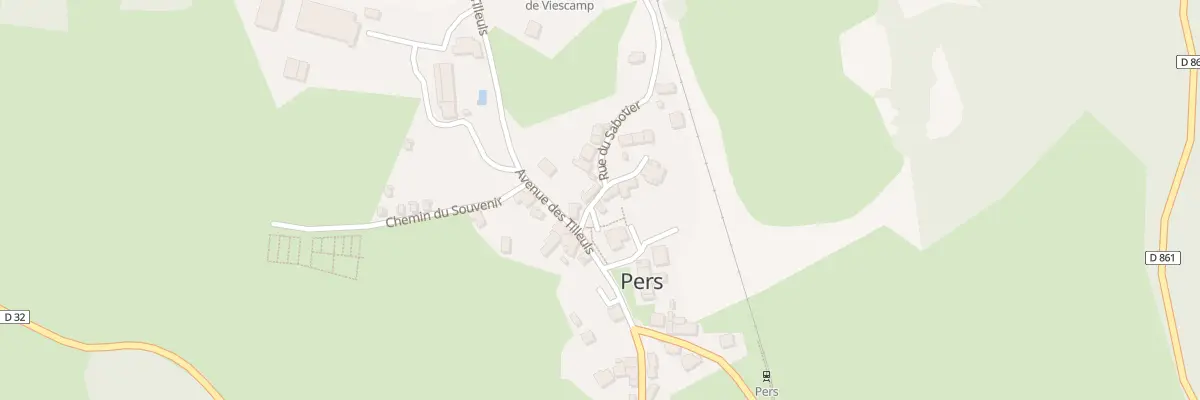 Plan du 2 Mte de l’Eglise - Pers au Rouget-Pers