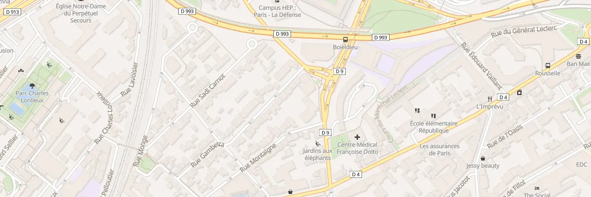 Plan du 54 Rue Gambetta à Puteaux