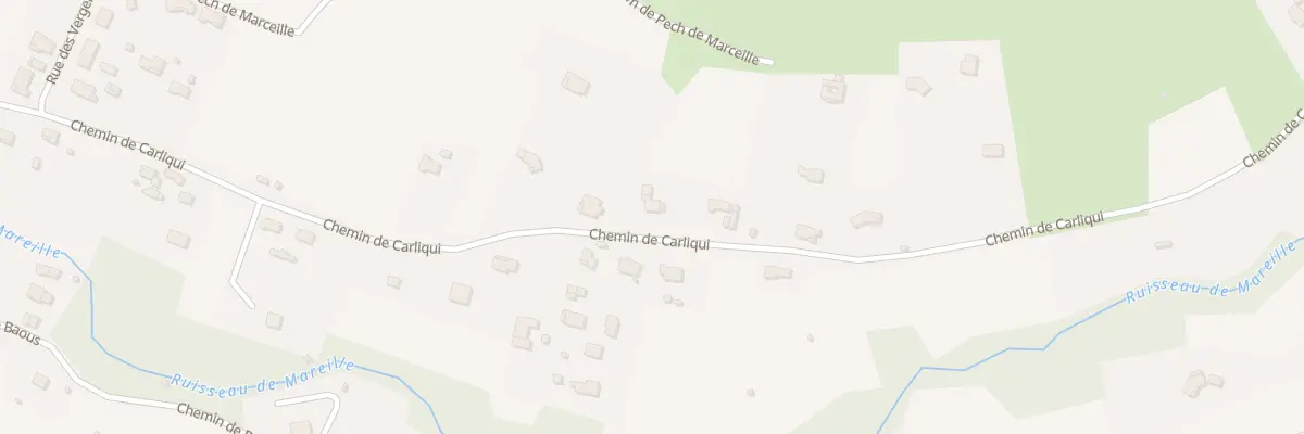 Plan du 57 Che de Carliqui à Limoux