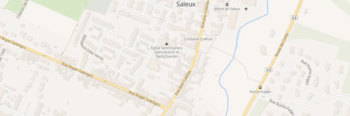 Plan du 107 Rue Jean Catelas à Saleux