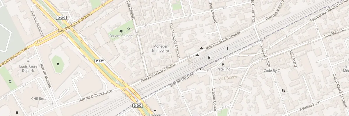 Plan du 44 Rue Pierre Brossolette à Colombes