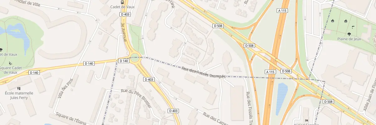 Plan du 1 Sq Andre Malraux à Franconville