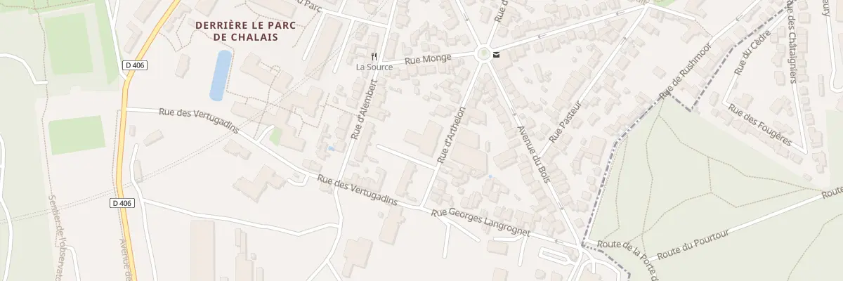 Plan du 40 Rue d’Arthelon à Meudon