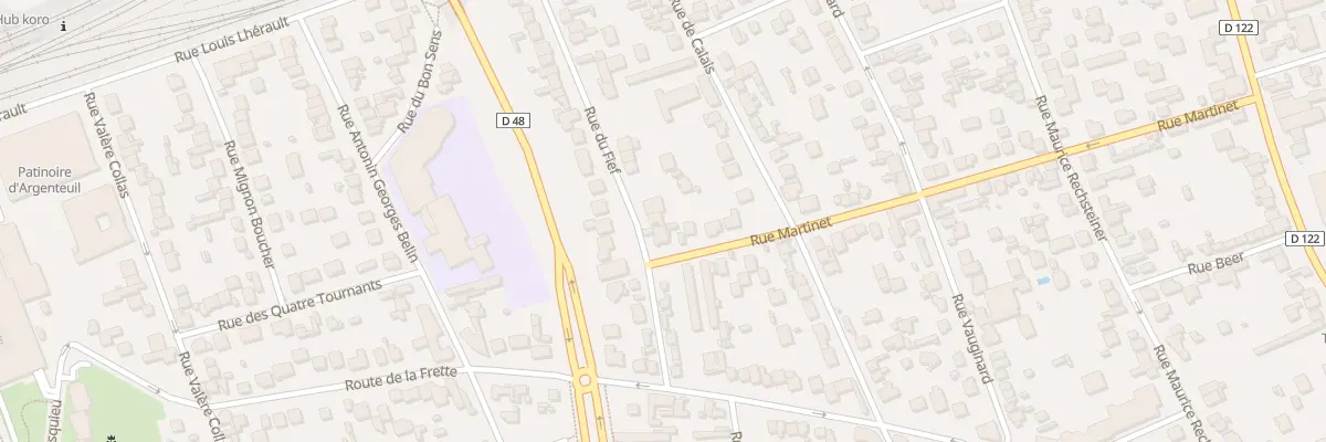 Plan du 12 Rue du Fief à Argenteuil